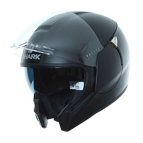 Open Face Helmet Shark Citycruiser Blank Kma Matte Black