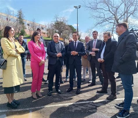 Polaganje kamena temeljca za salu OŠ Mrkojevići FOTO VIDEO Glas