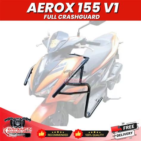 Yamaha Aerox 155 V1 Full Half Crash Guard Heavy Duty Lazada PH