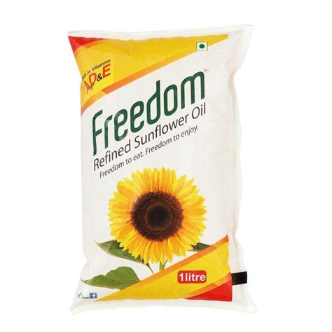 Freedom Refined Sunflower Oil Pouch Ltr Gropharm Retail