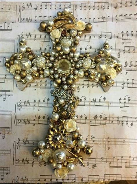 Pin By Diane Roark On Christmas Art Crosses Cross Crafts Vintage