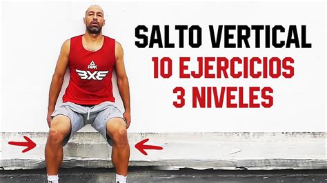 Cómo MEJORAS tu SALTO VERTICAL 10 EJERCICIOS en 3 NIVELES YouTube