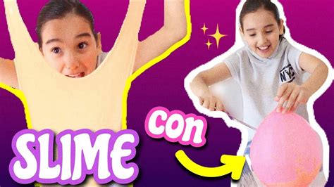 Haciendo Slime Explotando Globos Slime Challenge 🎈💦 Youtube