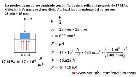 LA FISICA 1 EJEMPLOS PRESION