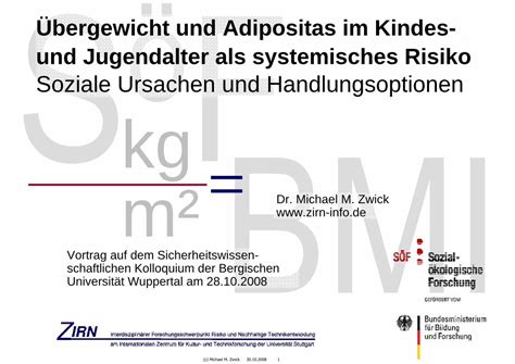 PDF Soziale Ursachen und Handlungsoptionen kg m² Übergewicht und