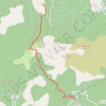 Trace Gps Plateau Du Lac Itin Raire Parcours