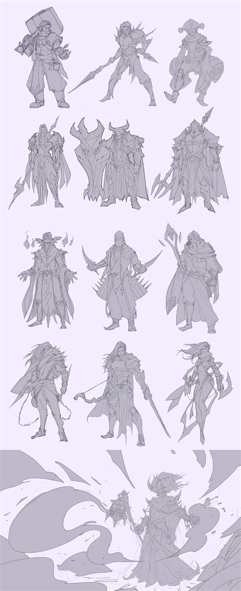 ArtStation - The previous sketch