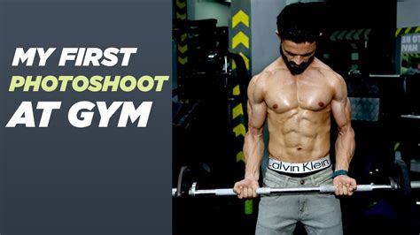 My First Photoshoot At Gym By Naitik Singh Fitness YouTube