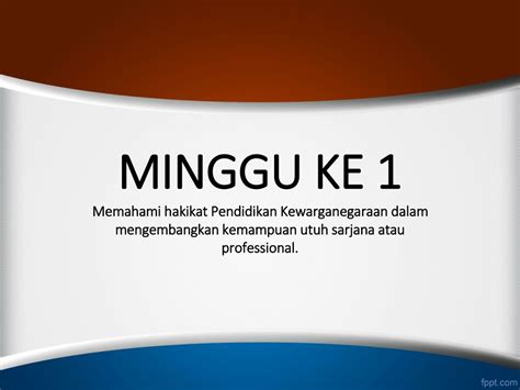 Ppt Pendidikan Kewarganegaraan Powerpoint Presentation Free Download Id 9082274