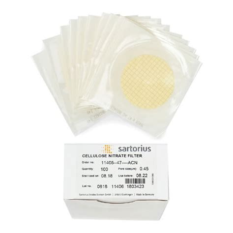 Sartorius Filter Paper 0 45 Um 47 Mm Dia Vacuum Membrane Filter Lab