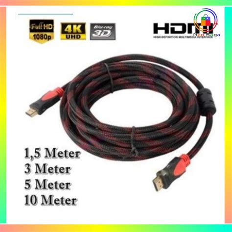 Jual Kabel Hdmi Tv To Hdmi M M M M Serat Jaring Hd P