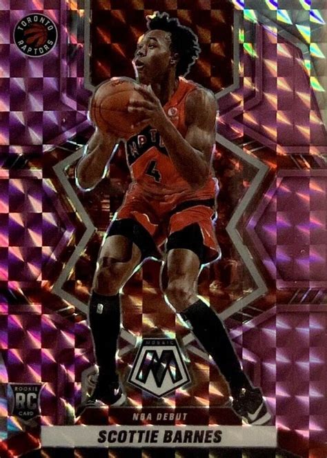 Scottie Barnes 2021 Mosaic 264 NBA Debut Purple 49 Price Guide