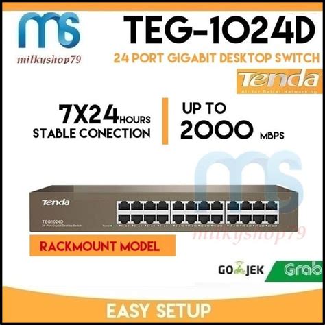 Jual Tenda Teg D Switch Hub Port Mbps Gigabit Switch Teg