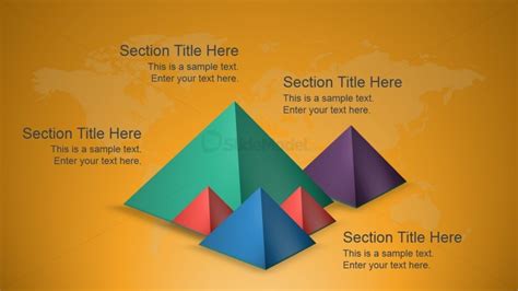 D Pyramids For Powerpoint Slidemodel