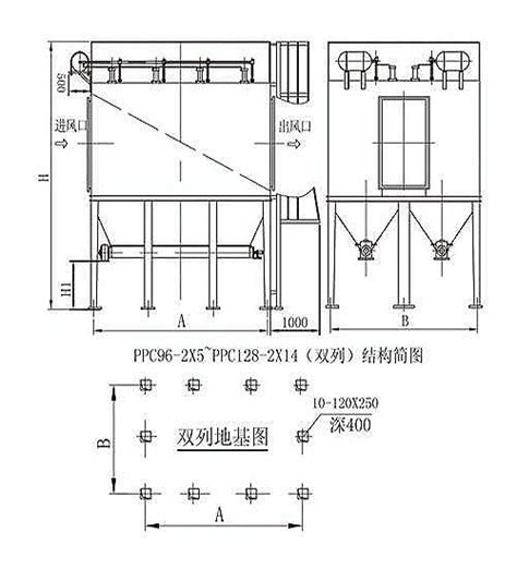 Ppc气箱脉冲袋式除尘器