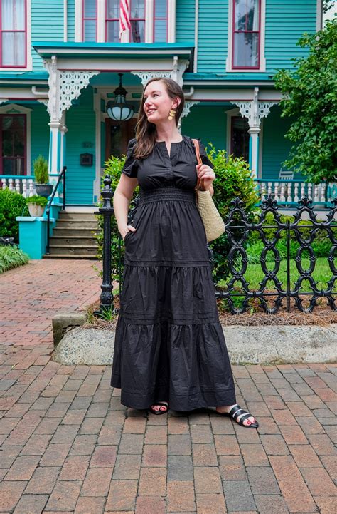 An Honest Review of Quince's Cotton Tiered Maxi Dress