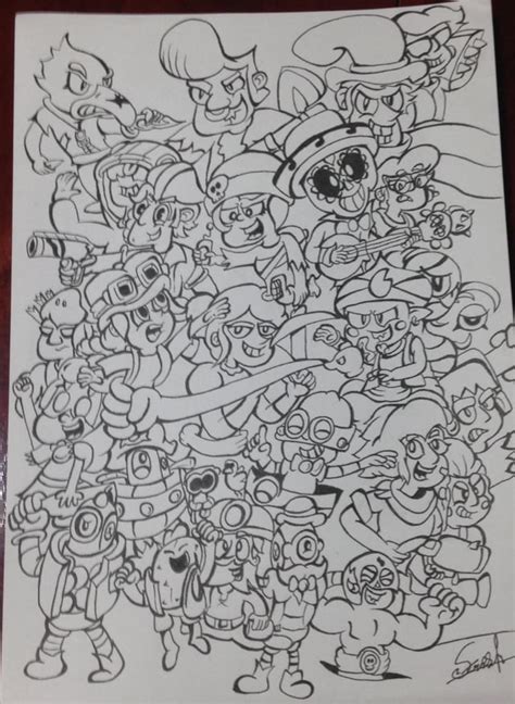 All brawlers [Fan-Art] :D : Brawlstars