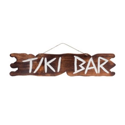 Home Decor Wooden Tiki Bar Wall Hanging Sign 1 Unit Kroger