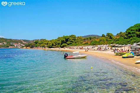 Skiathos Vromolimnos Beach Photos Map Greeka