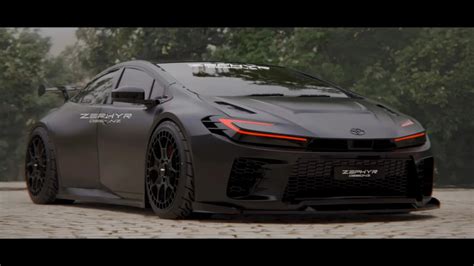 2023 Toyota Prius "Hardcore" Has Zephyr Widebody Kit, Quad Exhaust and GT3 Wing : r/prius