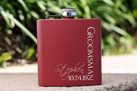 Custom Flask Personalized Flask Flask for Men Engraved | Etsy