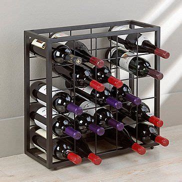 Anjou Modular Metal Wood Wine Rack Wine Rack Stackable Wine Racks