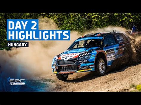 Video Day 2 Highlights ERC V Híd Rally Hungary 2024