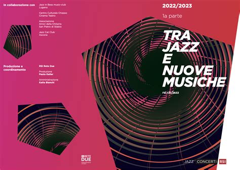 Tra Jazz e Nuove Musiche 2022-2023: dal 28 settembre a Lugano, Chiasso