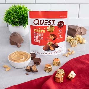 Amazon Quest Nutrition Mini Peanut Butter Cups High Protein Low