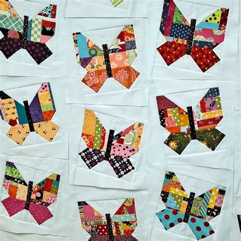 Use Up Your Tiniest Scraps With The Butterfly Quilt Block Aunt Ems Quilts