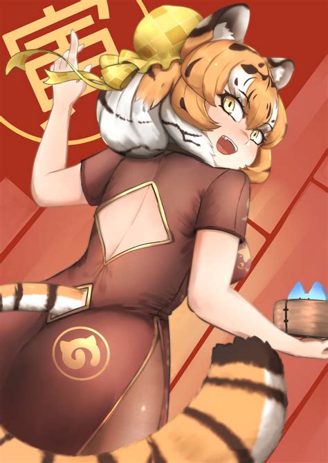 Lucky Beast And Siberian Tiger Kemono Friends Drawn By John A