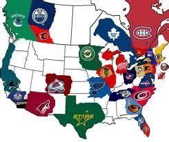 Nhl Hockey Teams Map