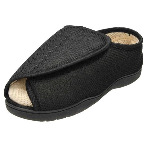 Jwf Unisex Extra Wide Fit Open Toe Slippers Shoe Men S Footwear From Jenny Wren Footwear Uk