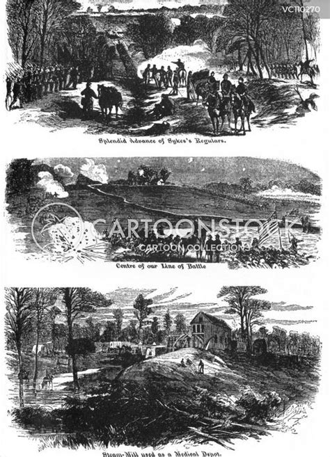 Battle Of Chancellorsville Vintage and Historic Cartoons