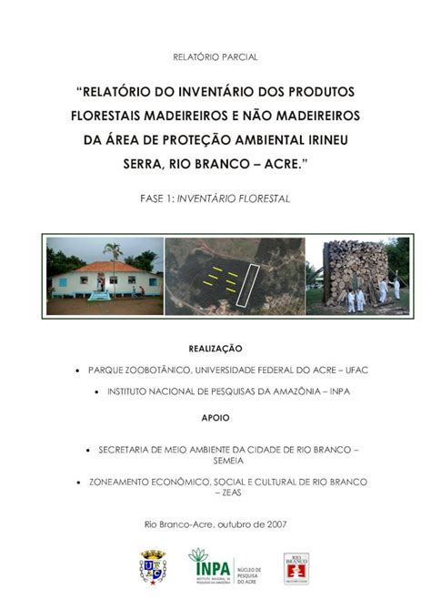 PDF Relatório parcial do inventário florestal da Área de Proteção