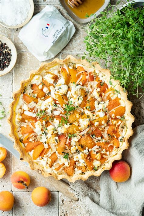 Rezept Herzhafte Aprikosen Ziegenk Se Tarte Mit Thymian