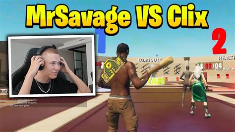 Mrsavage Mongraal Vs Clix Khanada In V Zone Wars Youtube