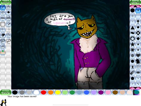 Tux Paint Art Gallery Fear And Hunger Pocketcat By Lewie