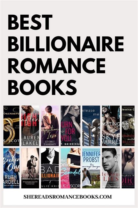 45 Billionaire Romance Books Featuring Hot Heroes With Big Bank Accounts Artofit