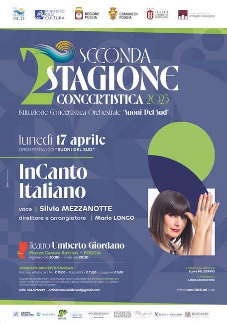 Foggia Domani Silvia Mezzanotte In Concerto Con LOrchestra ICO Suoni