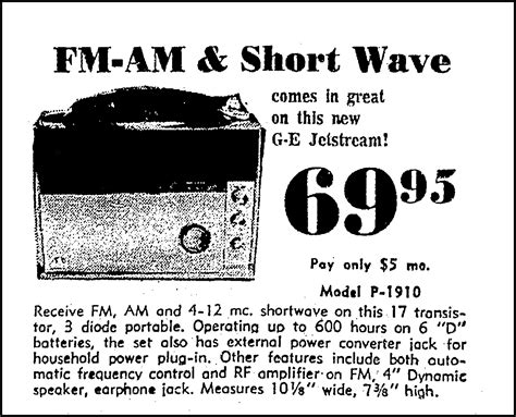 Vintage General Electric Jetstream Portable Transistor Rad Flickr