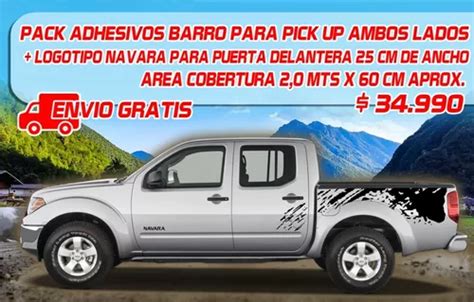 Adhesivo Stickers Fango Barro Manchas Nissan Navara Cuotas sin interés