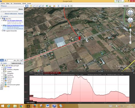 TIPS De Ruta AULA Perfil De La Ruta Con Google Earth