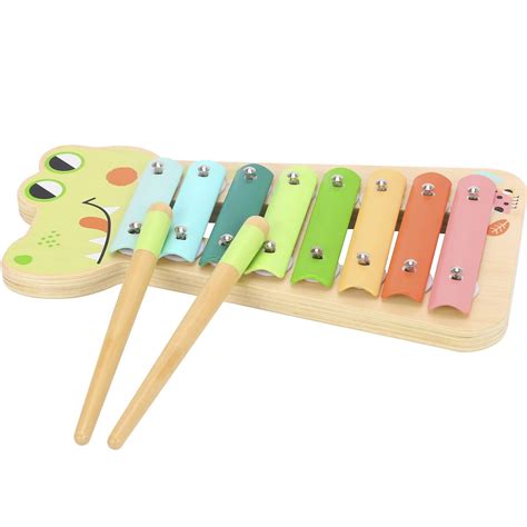 Tooky Toy Wooden Rainbow Xylophone Musical Instrument Top Pick Toys Online Toys Retford