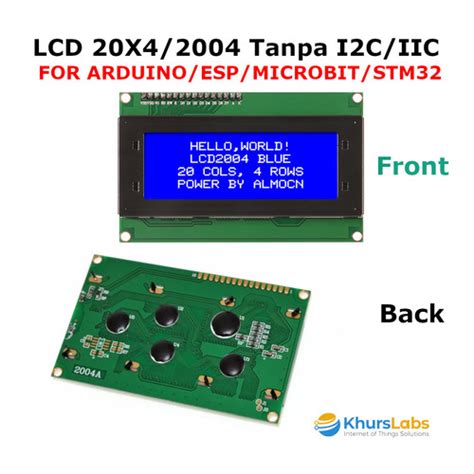 Jual Lcd X Arduino Raspberry Compatible X Biru Blue I C