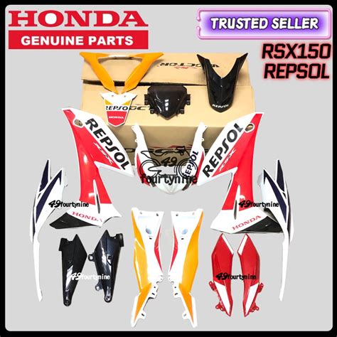 RSX150 REPSOL BODY COVER SET SIAP TANAM REPSOL RSX COVERSET Shopee