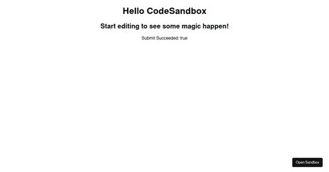 React Final Form Ssr Codesandbox