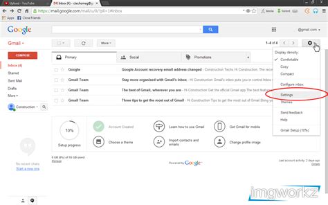 Email Settings For Gmail Outlook Victorypor