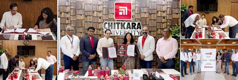 Chitkara University Signs Mou With Kalviumto Foster Experiential