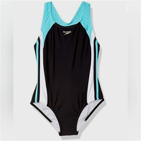 Speedo Swim Speedo Girls Infinity Splice One Piece Razor Back